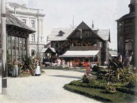 Sveučilišni trg 1891. godine. Jubilarna gospodarsko-šumarska izložba (Foto Hinko Krapek)